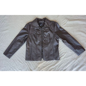 East 5th Genuine Leather Jacket Sophisticated Modern Minimalist XL NWOT